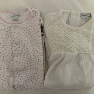 Kissy Kissy footed onesies
